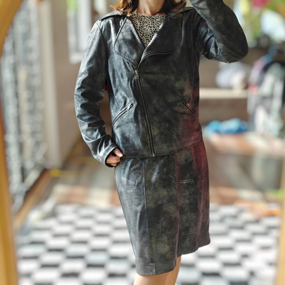 Hurry !!Store Close in a Week!! JOCKEY JACKET AND SKIRT SET - Picture 3 of 5